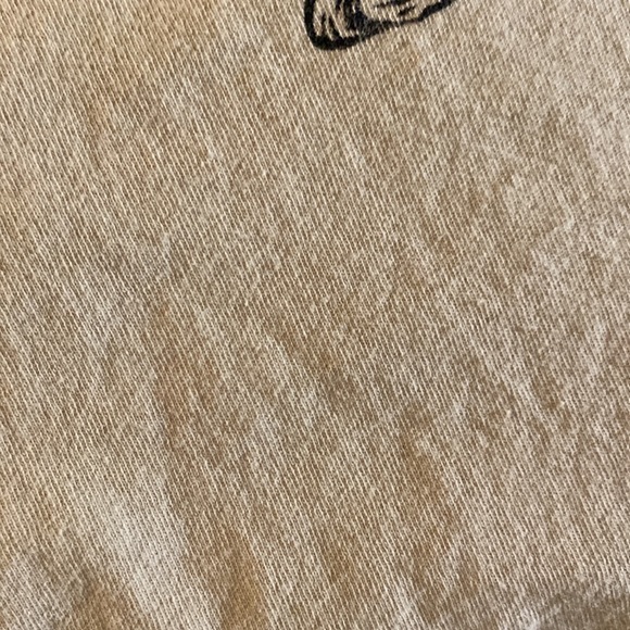 tan forever 21 def leopard deconstructed graphic tee size small/medium - Picture 5 of 5